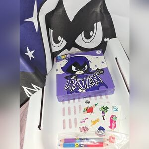 Raven Figurine - Purple